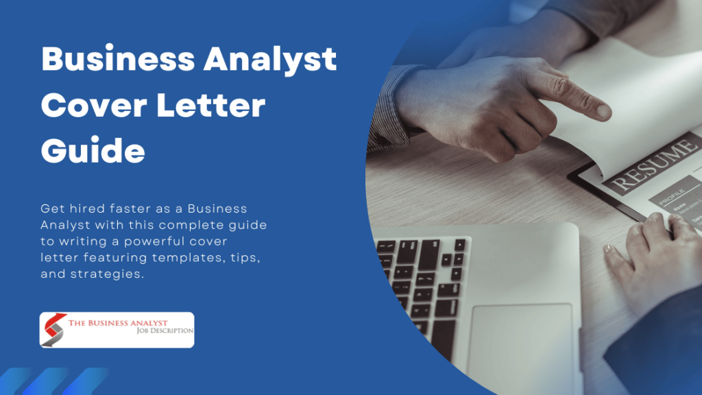 Business analyst cover letter guide with tips, examples, and templates for job application